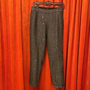 Talbots Metallic Gray Trousers